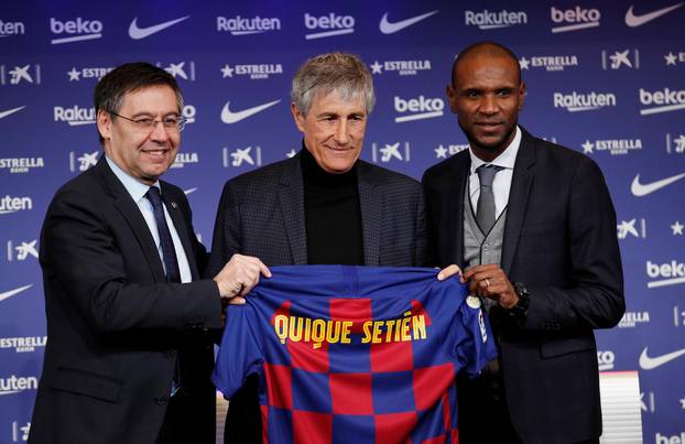 Quique Setien unveiled as FC Barcelona new coach