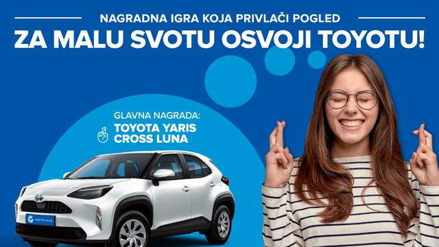 "Za malu svotu osvoji Toyotu"  Je l' ovo PR tekst za auto ili za optiku?