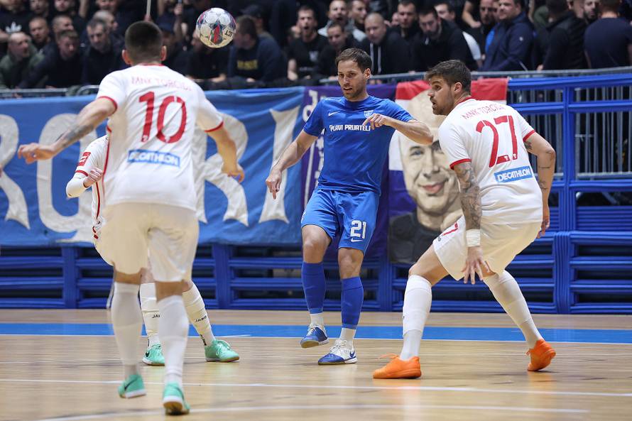 Zagreb:  1. HMNL, četvrtfinale, treća utakmica, MNK Futsal Dinamo - MNK Torcida