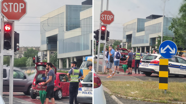 Zagreb: U sudaru dva osobna automobila jedan ozlijeđeni