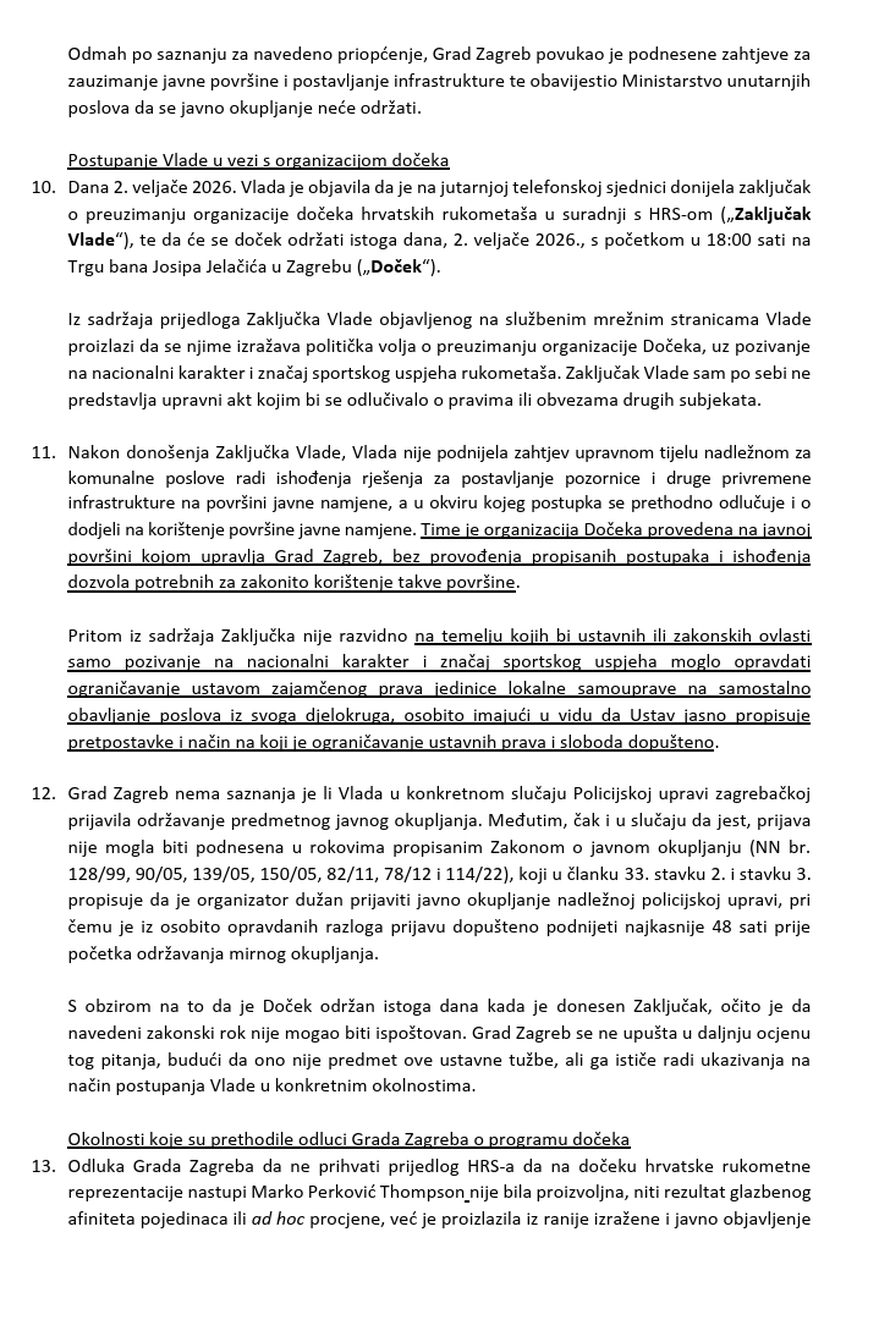 Tomašević ne odustaje: Želi tužiti Vladu Ustavnom sudu zbog dočeka rukometaša!
