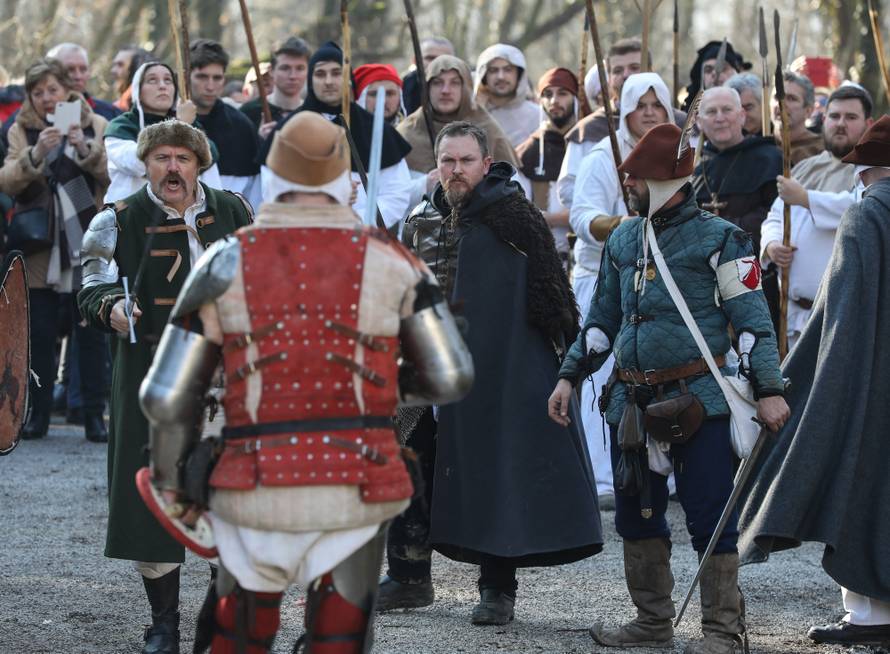 Donja Stubica: Uprizorenje zavrÅ¡ne bitke na stubiÄkom polju koja se odigrala 1573. godine