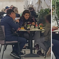 FOTO Doris Pinčić Guberović iz hladnog Zagreba 'pobjegla' u Zadar: S obitelji gušta u kafiću