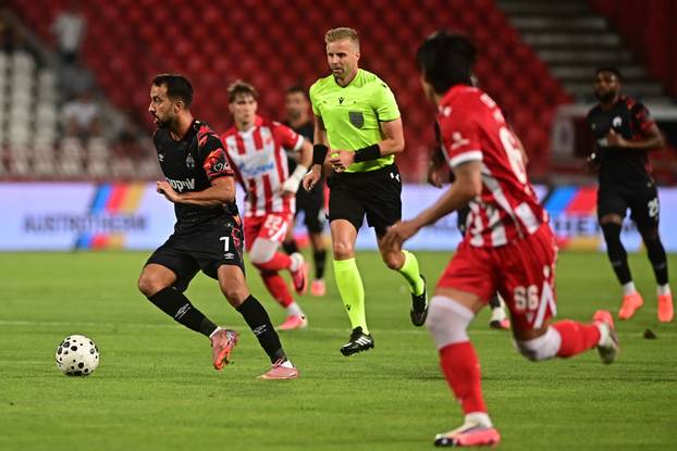 Beograd:  Utakmica tre&cacute;eg kola kvalifikacija za Ligu prvaka,  FK Crvena zvezda  - FK Hapoel 