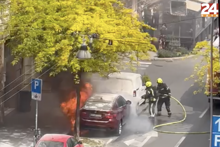 Požar auotmobila u Zagrebu