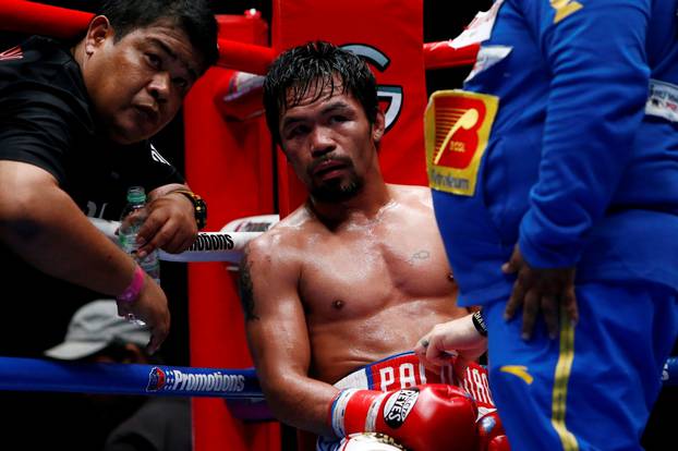 FILE PHOTO: Boxing - WBA Welterweight Title Fight - Manny Pacquiao v Lucas Matthysse