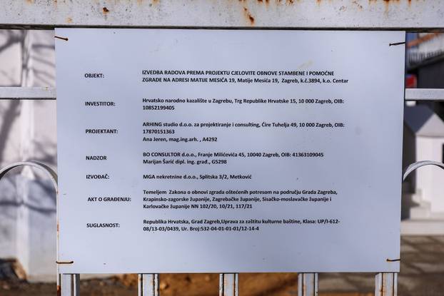 Zagreb: Otvorenje spomen kuće dramske umjetnice Mile Dimitrijević u Mesićevoj ulici