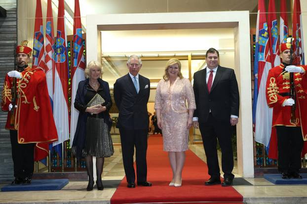 ARHIVA 2016. Zagreb: Sve?ana ve?era u ?ast dolaska  Charlesa i Camille