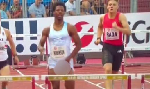 VIDEO Amerikancu usred utrke ispao 'ponos'. Pokušao spasiti stvar, a u cilju prasnuo u smijeh