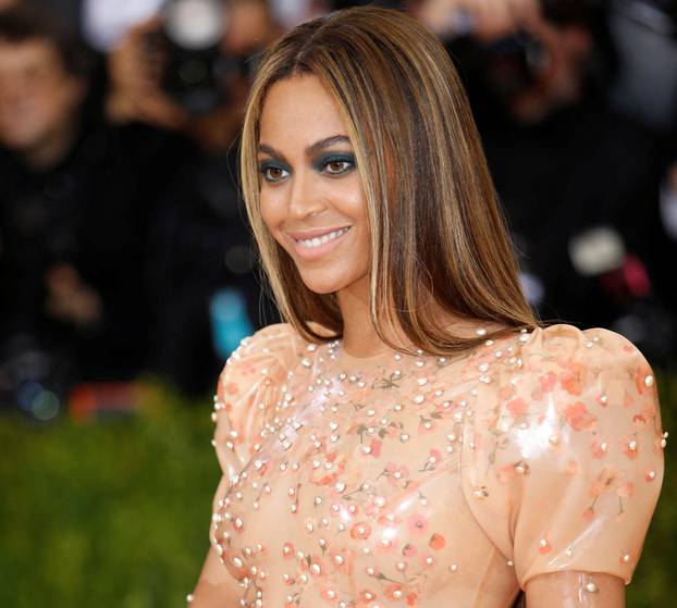 FILE PHOTO: Singer-Songwriter Beyonce Knowles arrives at the Met Gala in New York