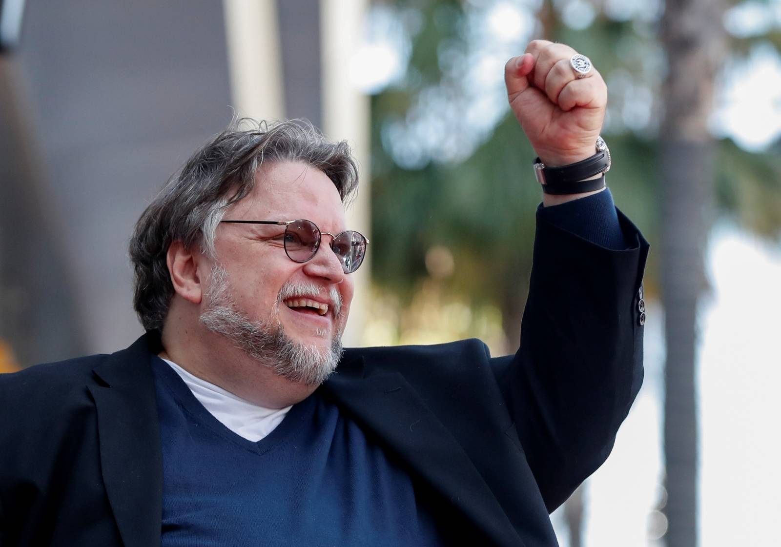 Guillermo del Toro receives a star on the Hollywood Walk of Fame in Los Angeles