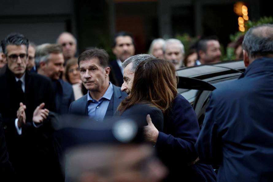 Former French President Sarkozy goes to jail to begin five-year sentence