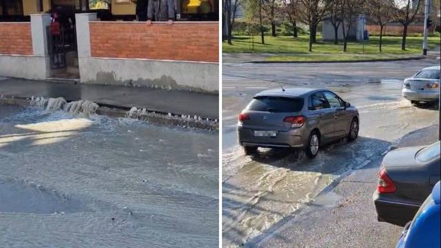 VIDEO Pukla cijev u Zagrebu: 'I Dubrava ima svoje fontane!'