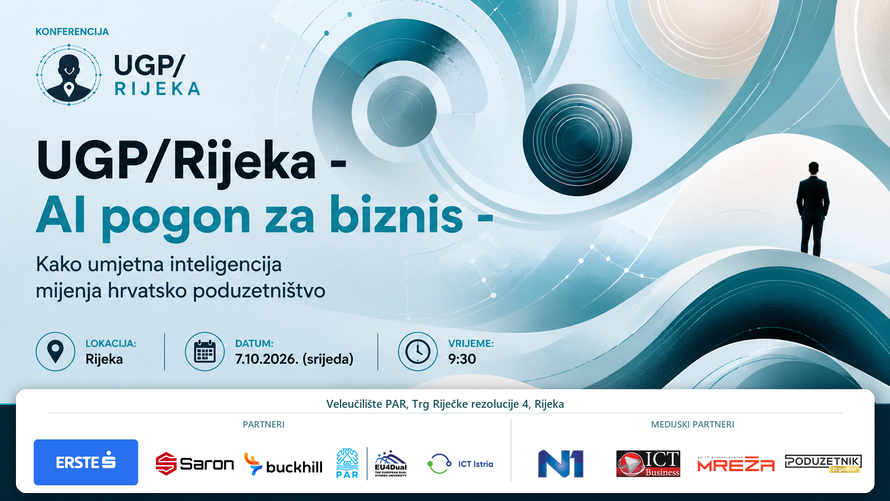 U Rijeci se 7. listopada okuplja hrvatsko poduzetništvo koje želi znati što AI stvarno može