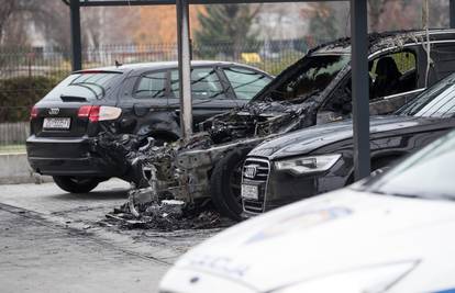 U Velikoj Gorici tijekom noći izgorio auto na parkiralištu