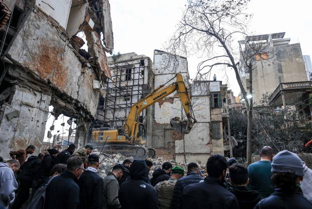 Aftermath of Israeli strikes in Beirut