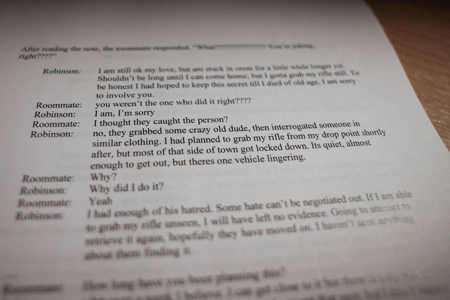 Charging documents released in Charlie Kirk shooting