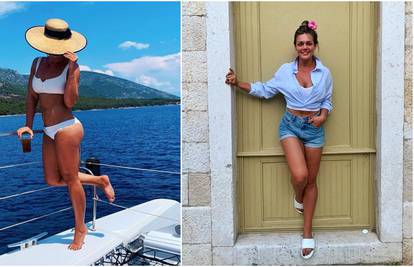 Perković uživa u ljetu: U bijelom bikiniju pozirala je na jahti