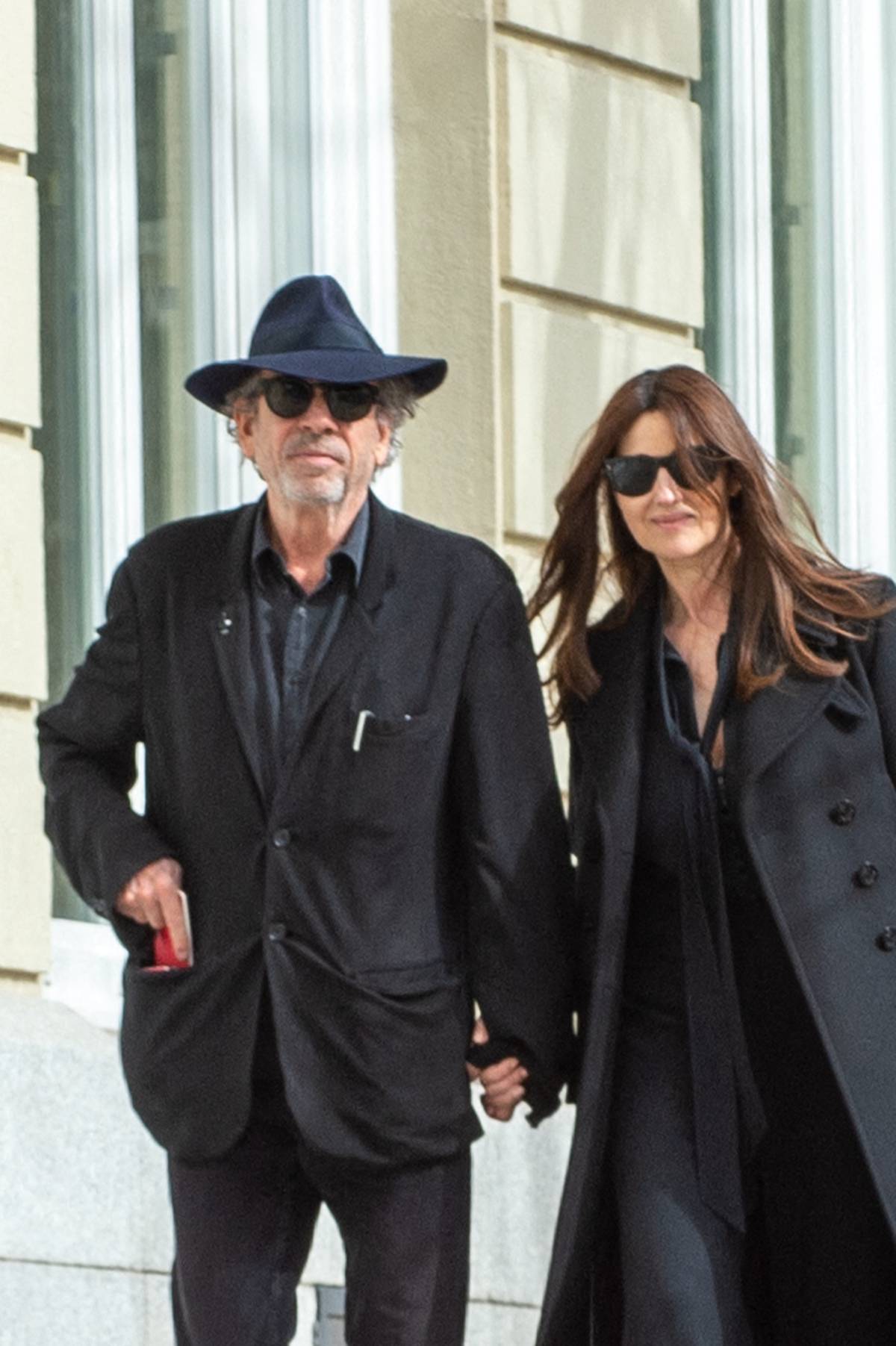 PREMIUM EXCLUSIVE: Tim Burton and Monica Bellucci go public as a couple for the first time on a romantic trip to Madrid