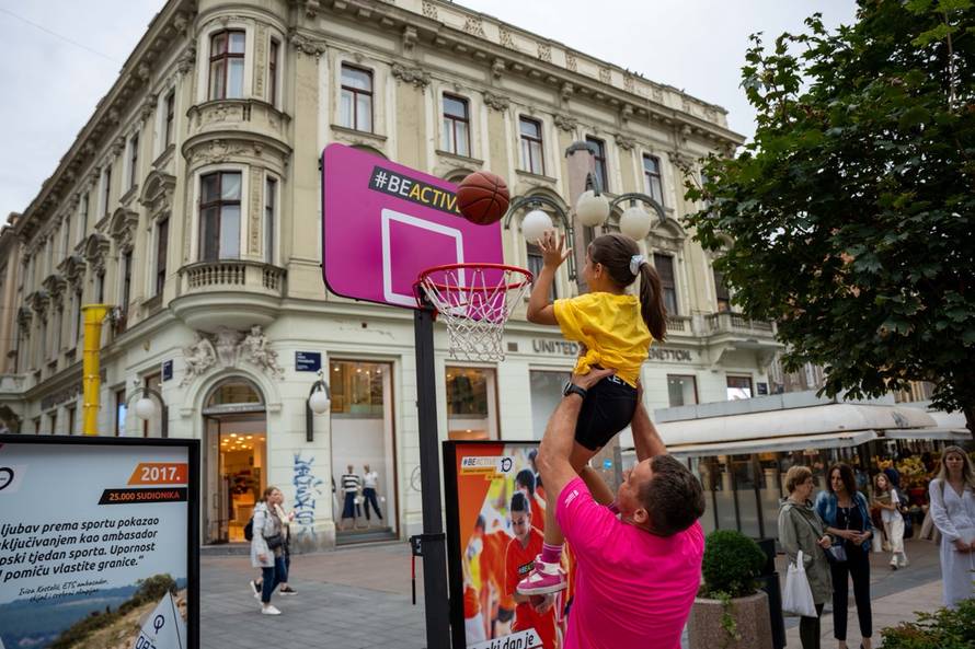 Cvjetni trg oživio sportom i zajedništvom: Deseti Europski tjedan sporta otvorili u Zagrebu