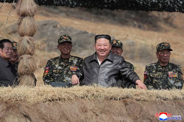 North Korea leader Kim Jong Un visits military training base