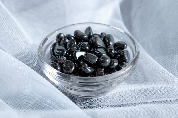 Hematite mineral texture as nice natural texture background close up