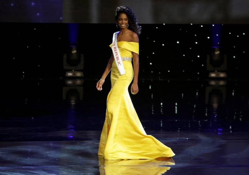 Miss Dominican Republic Yaritza Miguelina Reyes Ramirez participates in the Miss World 2016 Competition in Oxen Hill