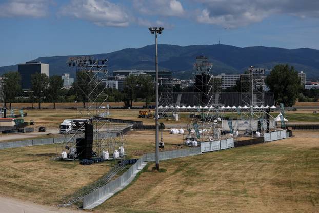 Zagreb: Obilazak Hipodroma uoči koncerta Marka Perkovića Thopsona
