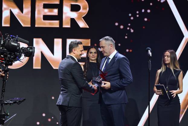Zagreb: Ceremonija  dodjele  nagrade SuperSport Hrvatske nogometne lige