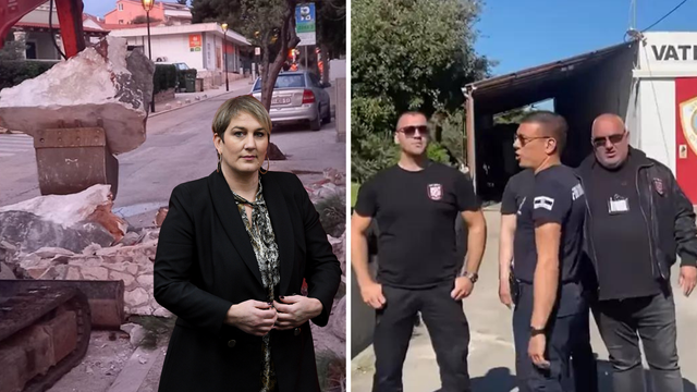 VIDEO Eskalirala situacija u Supetru: Srušili zid kod hotela