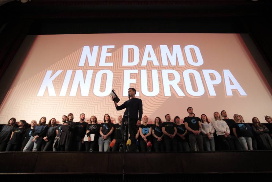 Zagreb: OdrÅ¾an prosvjed 'Ne damo Kino Europa'