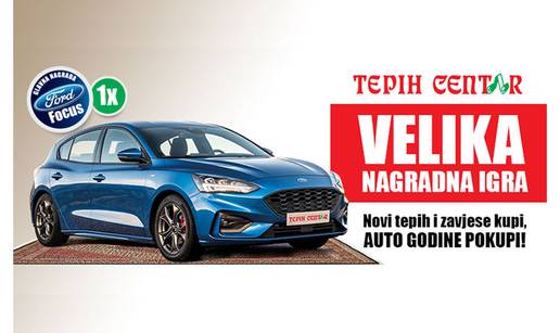 Tepih centar: Osvoji novi Ford Focus u nagradnoj igri