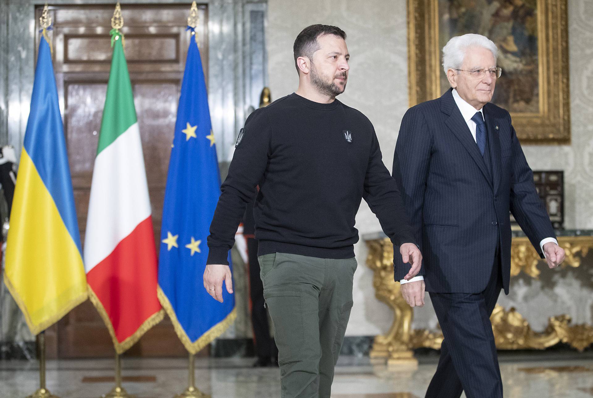 Mattarella Zelenskom: Italija je potpuno uz vas i na vašoj strani