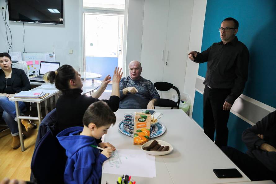 Zagreb: Liudmyla Sai i njen sin Timofii izbjegli su iz Ukrajine