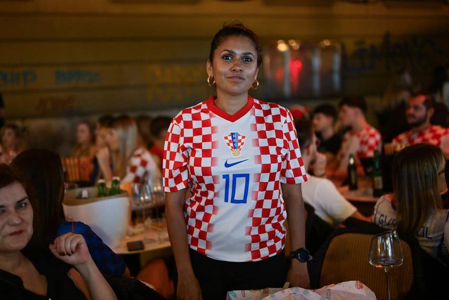 Zagreb: Zajedničko gledanj utakmice na trgu Bana Jelačića 