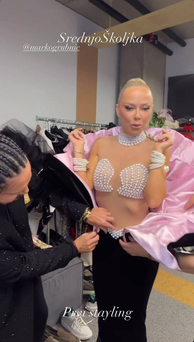 FOTO Maja Šuput prekrila grudi biserima za novu sezonu showa Supertalent: 'Da nije simple...'