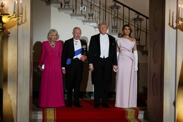 Britain's King Charles and Queen Camilla in the United States for state visit