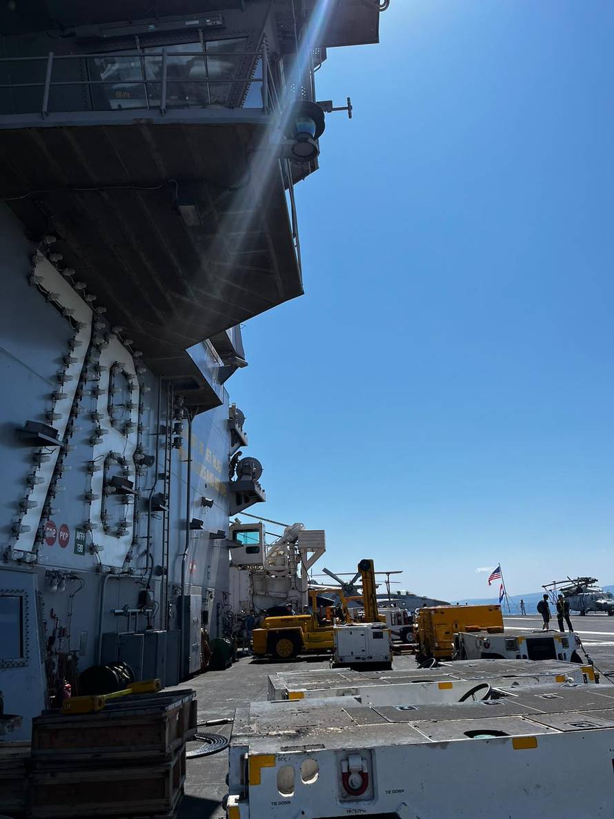 Uživo s najvećeg ratnog broda: Uplovio je u splitsku luku, sama gradnja je stajala 13 milijardi $