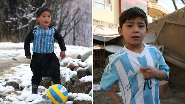 Bježao od talibana i prijetili mu: Dječak s Messijevim dresom od plastične vrećice doživio horor