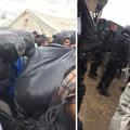 Počeo je izmještaj migranata iz Vučjaka, policija okružila kamp