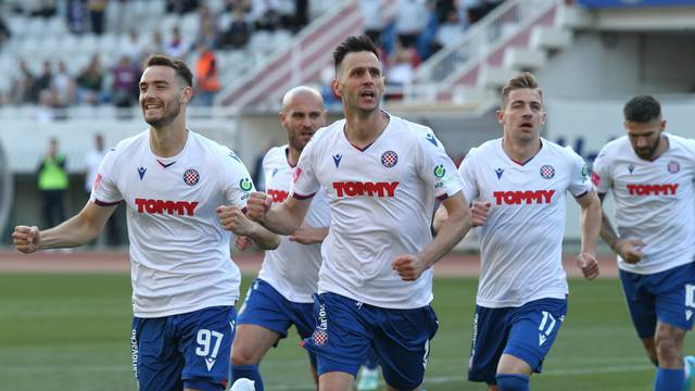 Split: Hajduk i Hrvatski dragovoljac sastali se u 33. kolu HT Prve HNL 