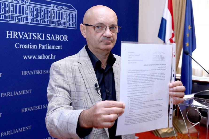 Zagreb: Goran AleksiÄ o kaznenoj prijavi protiv banaka osuÄenih u kolektivnom sluÄaju Franak