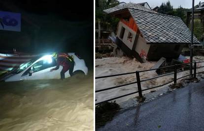 Dramatične snimke iz Italije: Strašna oluja odsjekla sela od svijeta, kuće tonu, ima mrtvih...
