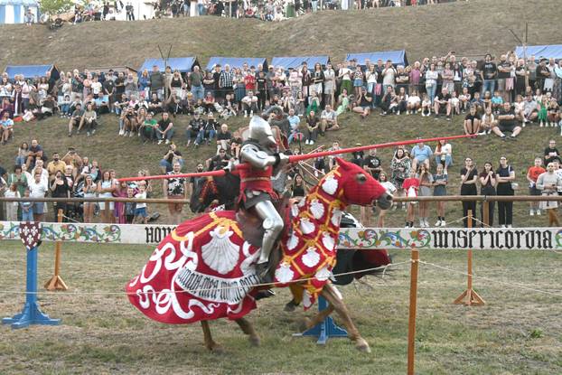 Viteške borbe na konjima privukle posjetitelje Renesansnog festivala u Koprivnici