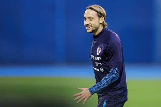 Zagreb: Trening hrvatske nogometne reprezentacije