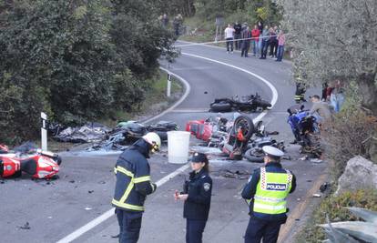Gorjeli su na cesti: U sudaru 7 motora poginulo troje vozača