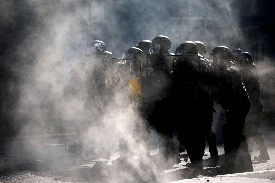 Nationwide protests in France against the cost of living