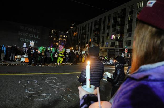 Protests in Portland after a U.S. immigration agent shot and killed 37-year-old Renee Nicole Good in her car in Minneapolis