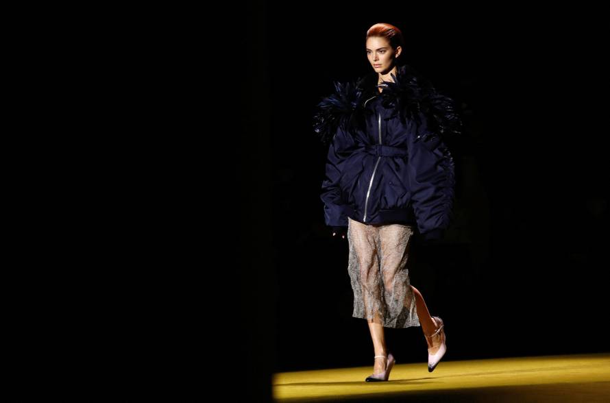 Prada presents Fall-Winter 2022/2023 collection during the Milan Fashion Week, in Milan