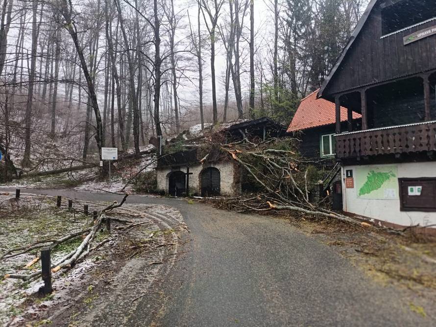 FOTO Evo kako izgleda Sljeme nakon snažnog nevremena